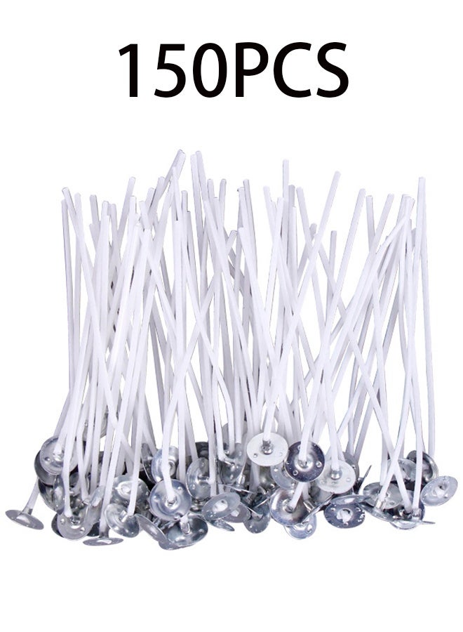 Candle Cotton Wicks 4 Inch 150pcs Short Candle Making Wicks for Making - Image 1